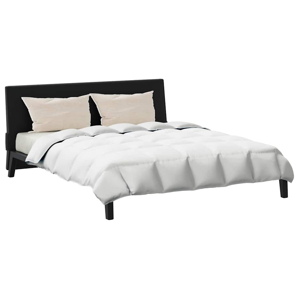 Bettdecken Set mit Kissen 3 pcs Weiß Baumwolle