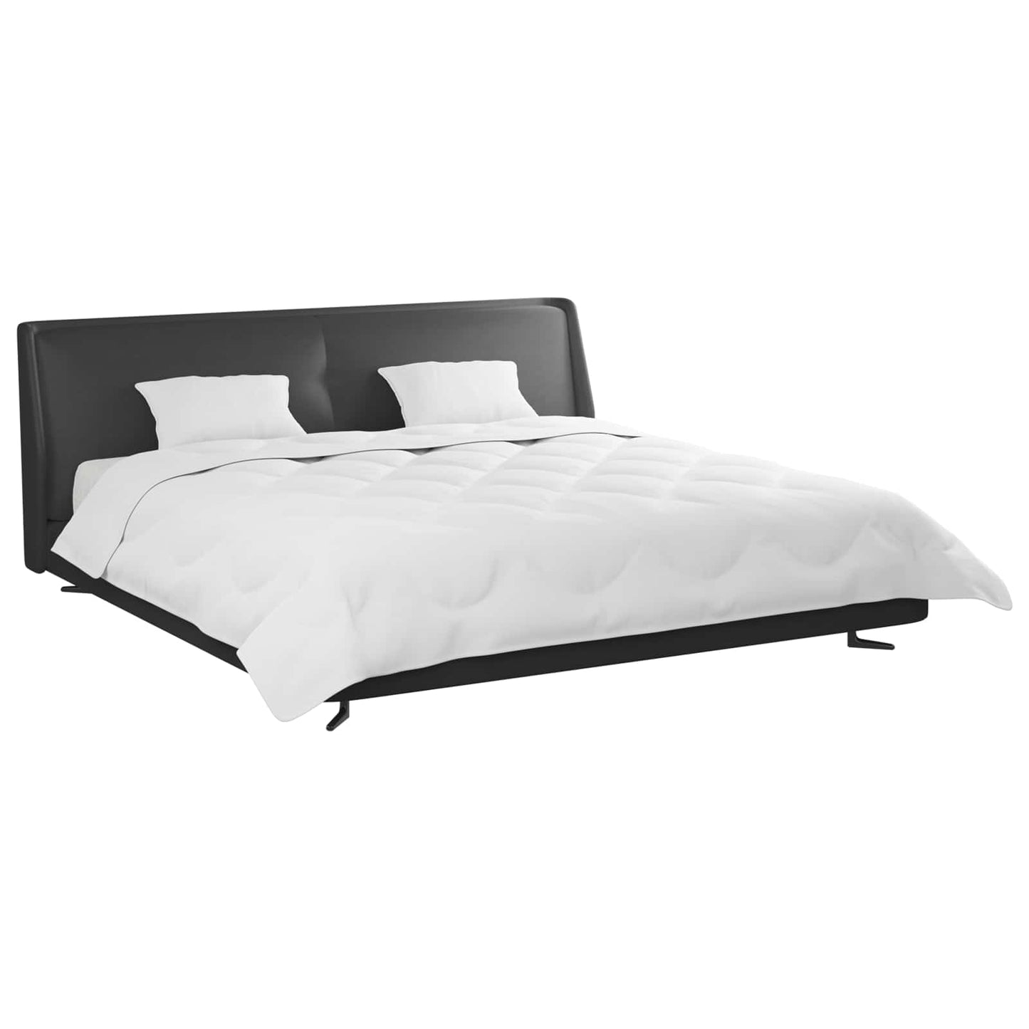 Sommerdecke mit Kissen 3 stk. Weiß Mikrofaser