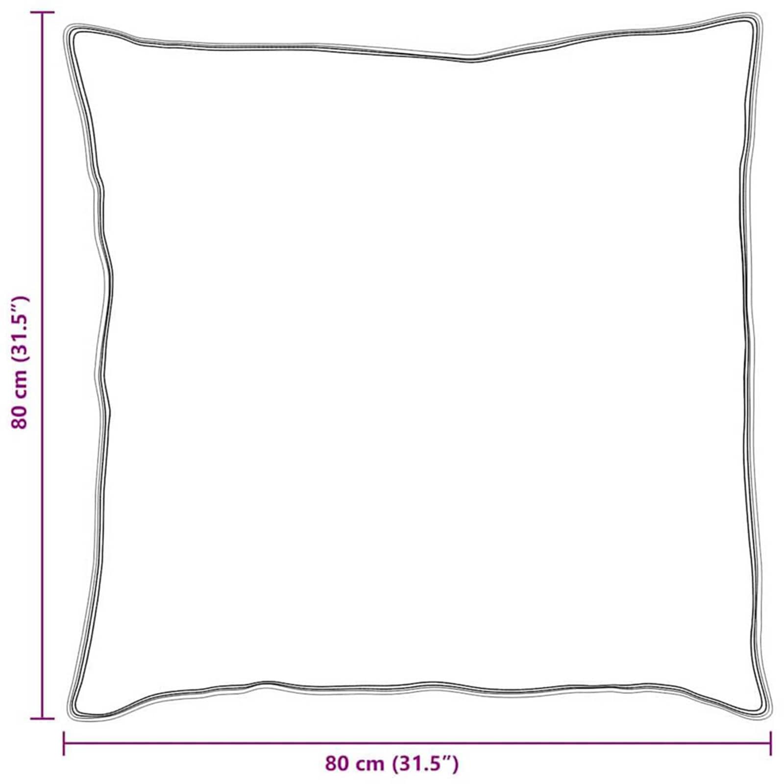 Bettdecke mit Kissen 3 stk. Weiß Mikrofaser