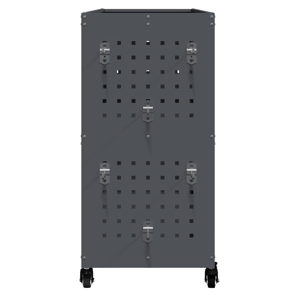 Werkzeugwagen Anthrazit 75 x 35 x 73 cm Kaltgewalzter Stahl