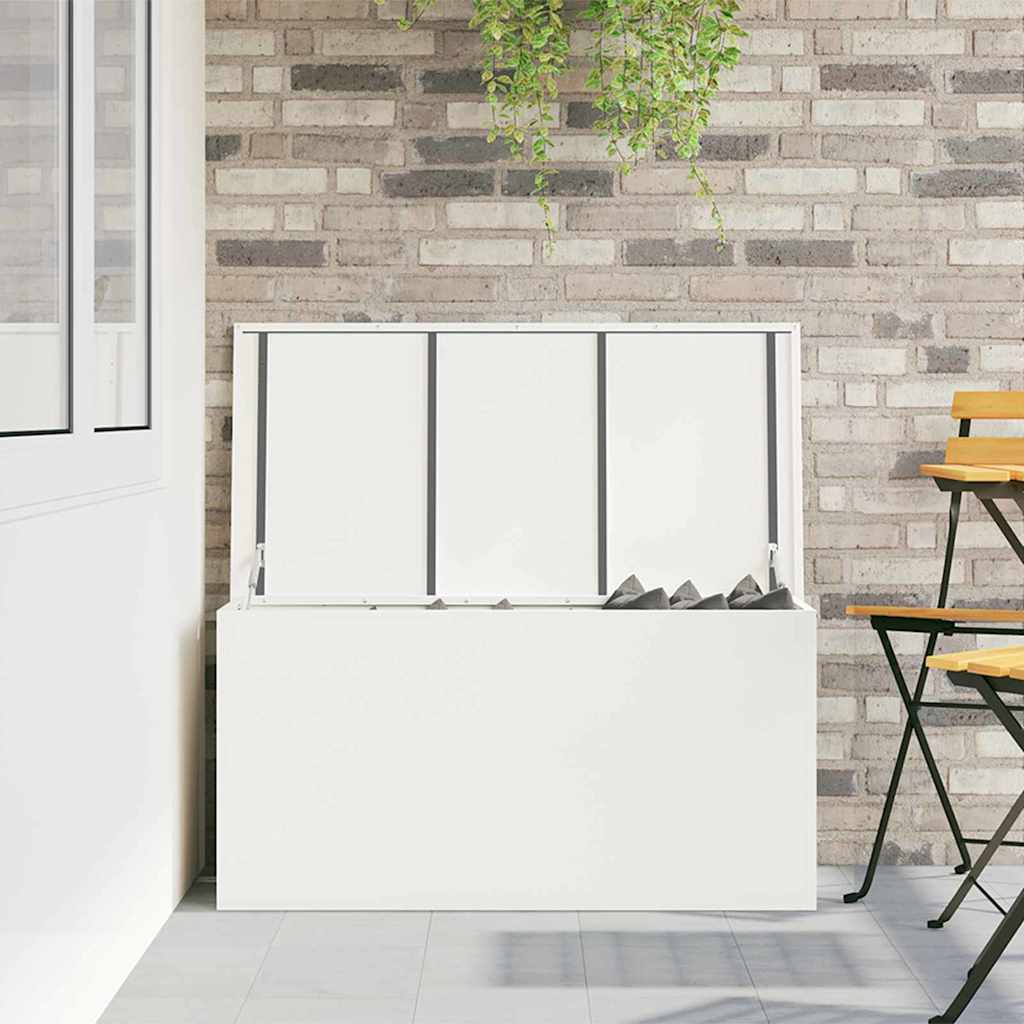 Gartenlagerkissenbox Verzinkter Stahl 100 x 50,5 x 50 cm 220 L