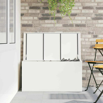 Gartenlagerkissenbox Verzinkter Stahl 100 x 50,5 x 50 cm 220 L