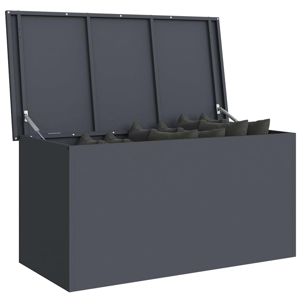 Gartenlagerkissenbox Verzinkter Stahl 100 x 50,5 x 50 cm 220 L