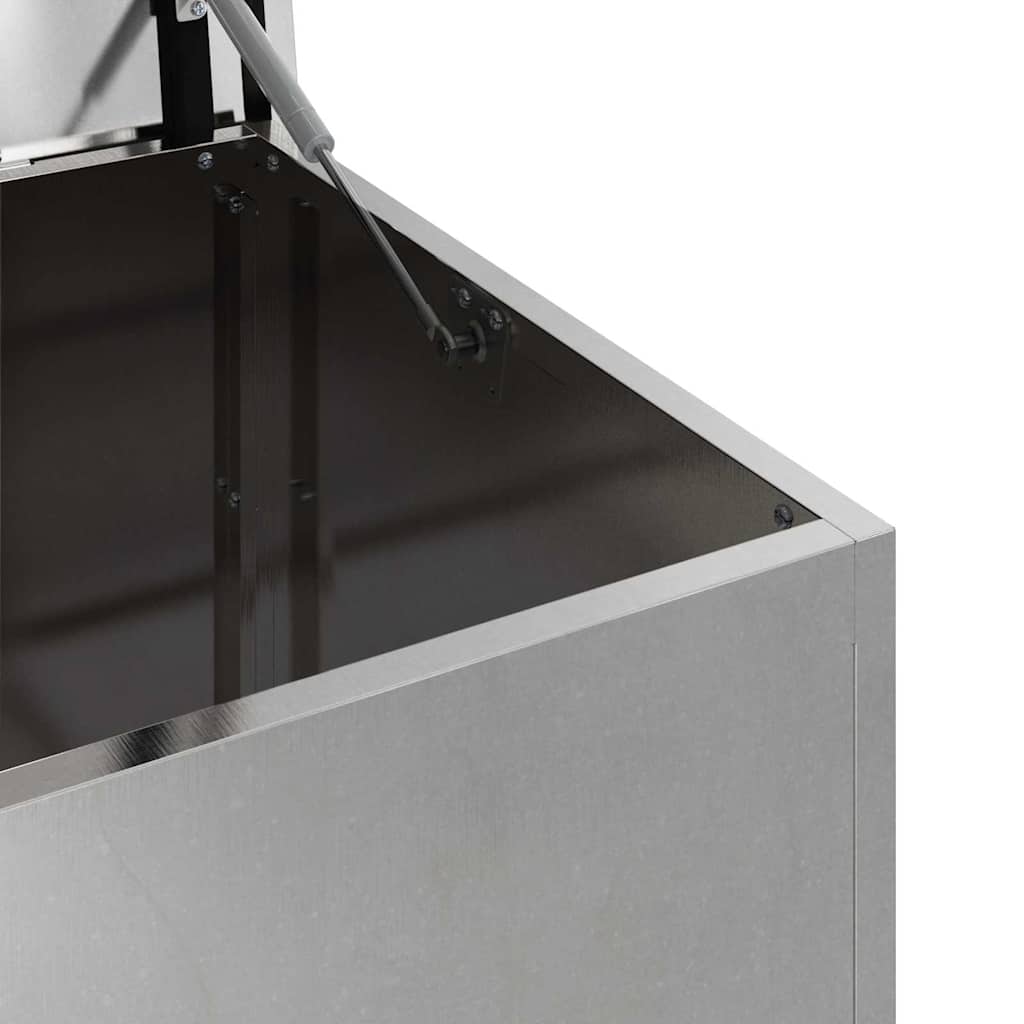 Gartenlagerkissenbox Verzinkter Stahl 100 x 50,5 x 50 cm 220 L