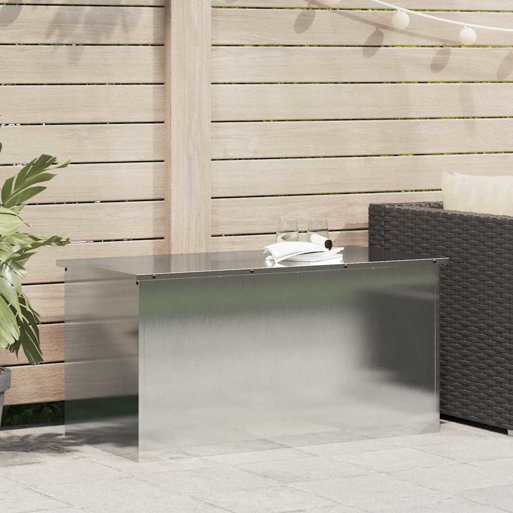 Gartenlagerkissenbox Verzinkter Stahl 100 x 50,5 x 50 cm 220 L