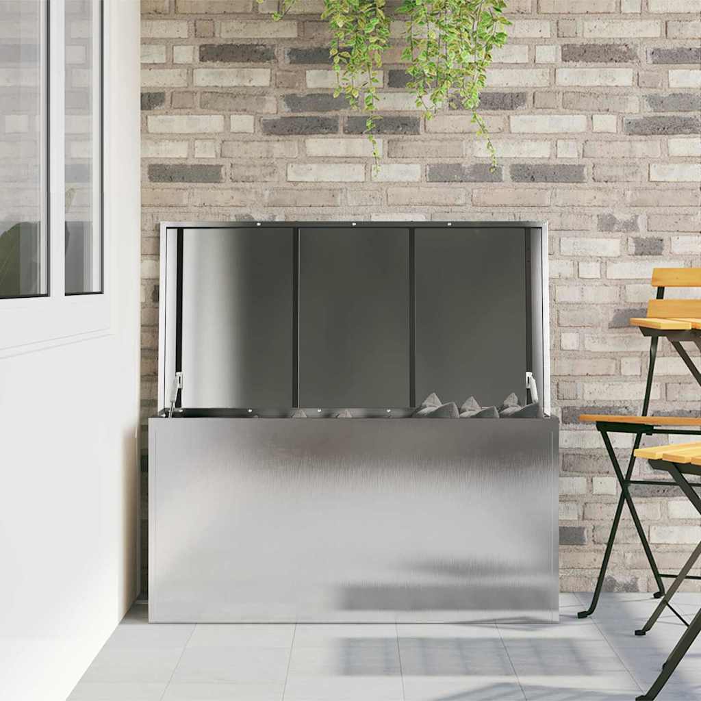 Gartenlagerkissenbox Verzinkter Stahl 100 x 50,5 x 50 cm 220 L