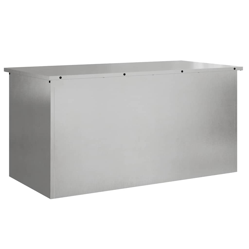 Gartenlagerkissenbox Verzinkter Stahl 100 x 50,5 x 50 cm 220 L