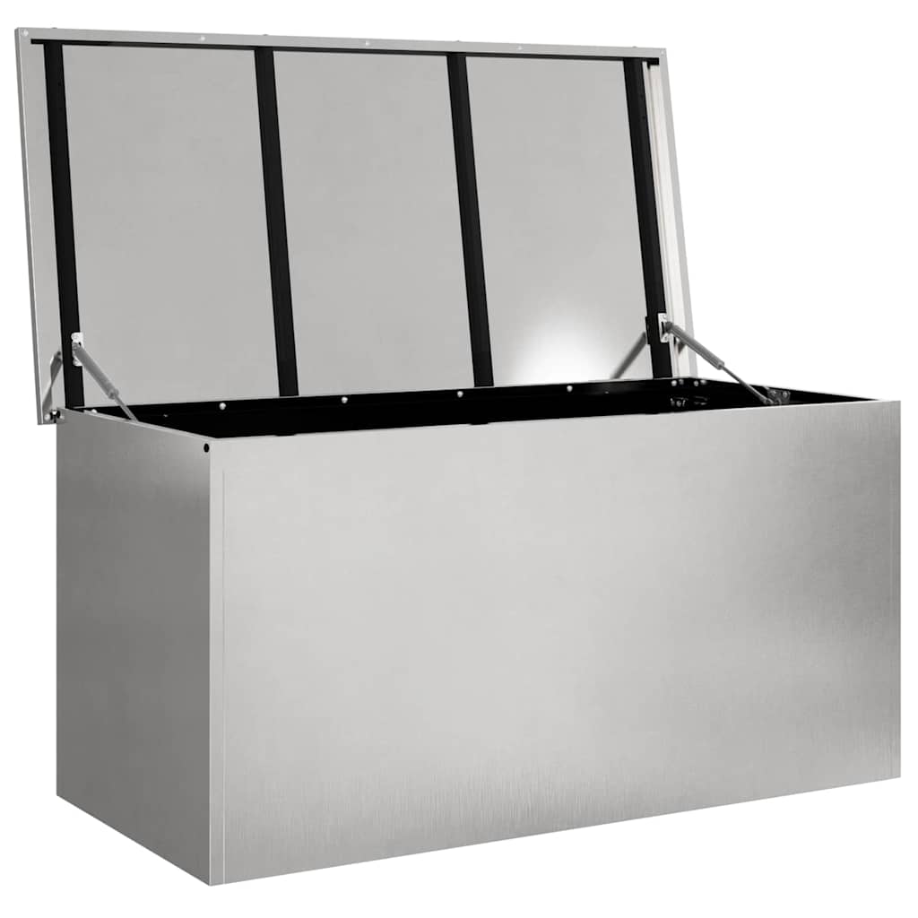 Gartenlagerkissenbox Verzinkter Stahl 100 x 50,5 x 50 cm 220 L