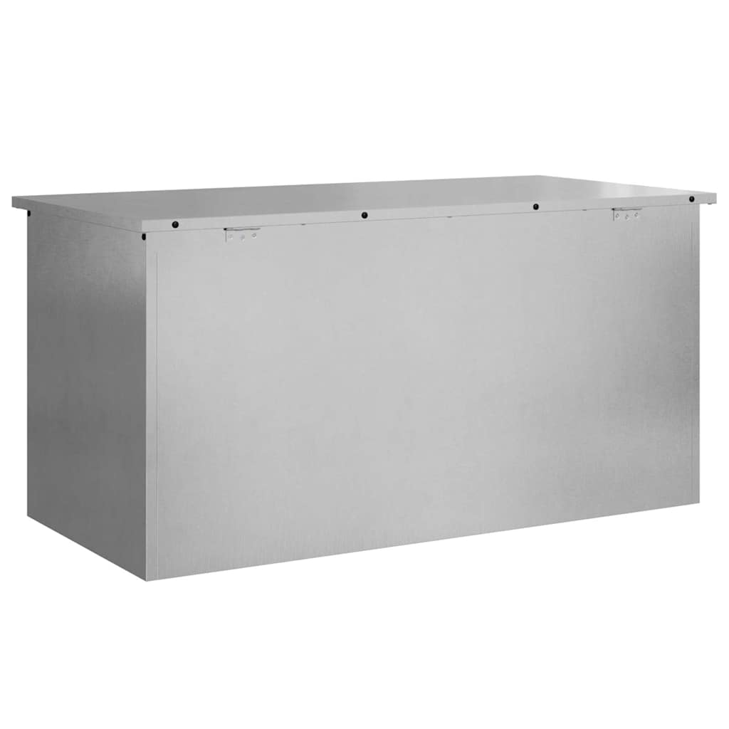 Gartenlagerkissenbox Verzinkter Stahl 100 x 50,5 x 50 cm 220 L