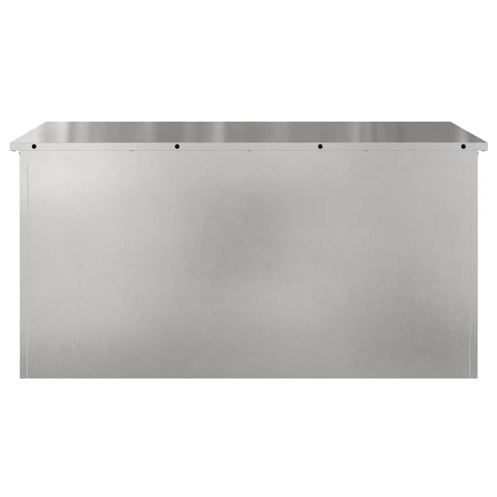 Gartenlagerkissenbox Verzinkter Stahl 100 x 50,5 x 50 cm 220 L