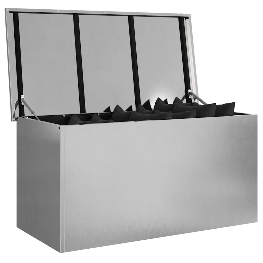 Gartenlagerkissenbox Verzinkter Stahl 100 x 50,5 x 50 cm 220 L