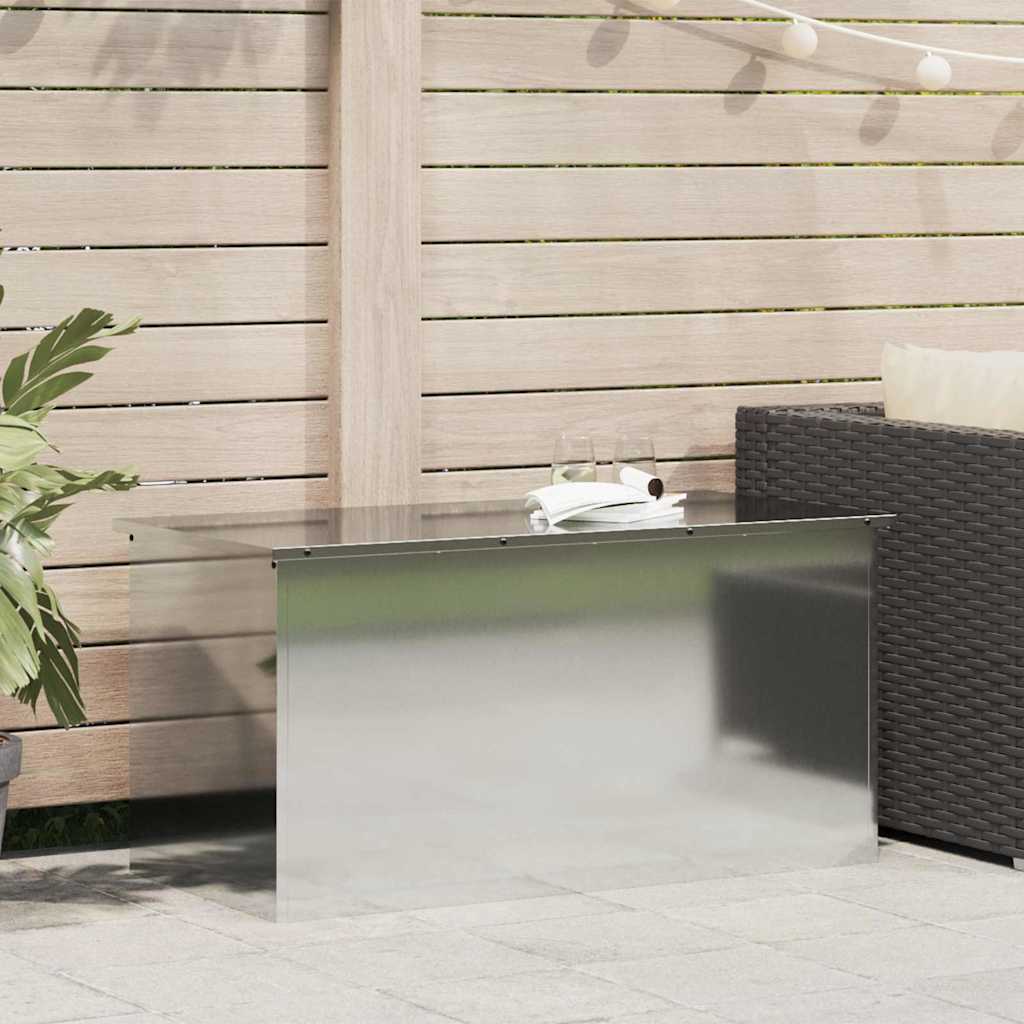 Gartenlagerkissenbox Verzinkter Stahl 100 x 50,5 x 50 cm 220 L