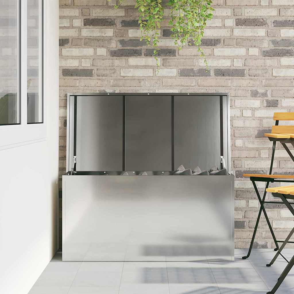 Gartenlagerkissenbox Verzinkter Stahl 100 x 50,5 x 50 cm 220 L