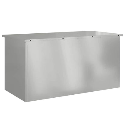 Gartenlagerkissenbox Verzinkter Stahl 100 x 50,5 x 50 cm 220 L