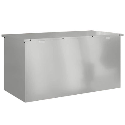 Gartenlagerkissenbox Verzinkter Stahl 100 x 50,5 x 50 cm 220 L