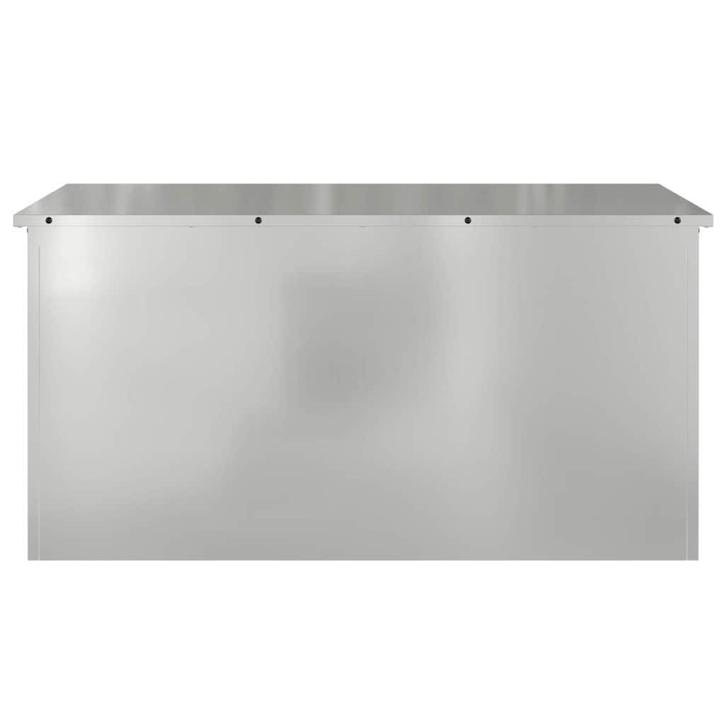 Gartenlagerkissenbox Verzinkter Stahl 100 x 50,5 x 50 cm 220 L