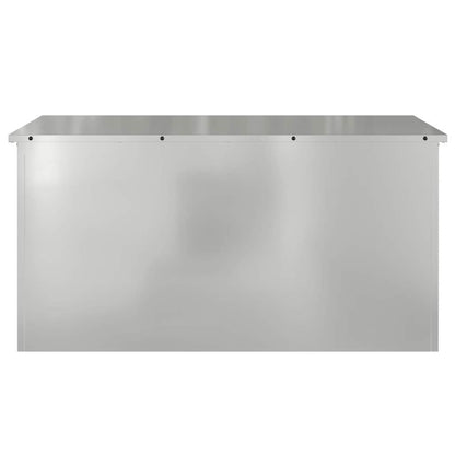 Gartenlagerkissenbox Verzinkter Stahl 100 x 50,5 x 50 cm 220 L