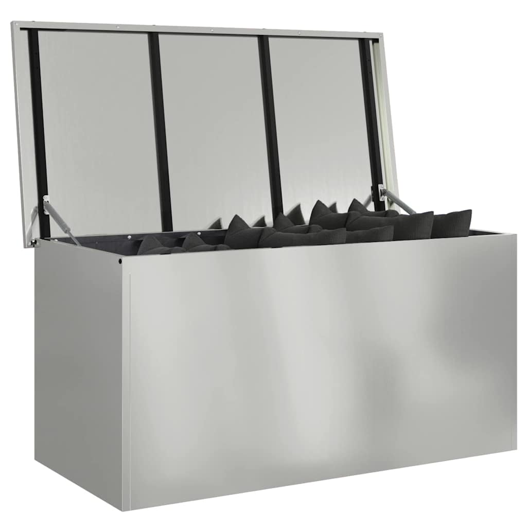 Gartenlagerkissenbox Verzinkter Stahl 100 x 50,5 x 50 cm 220 L