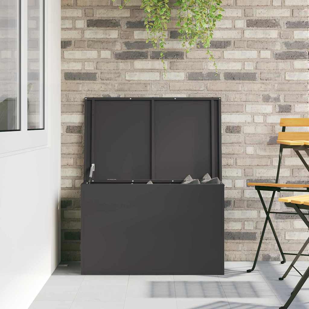 Gartenlagerkissenbox Verzinkter Stahl 80 x 50,5 x 50 cm 175 L