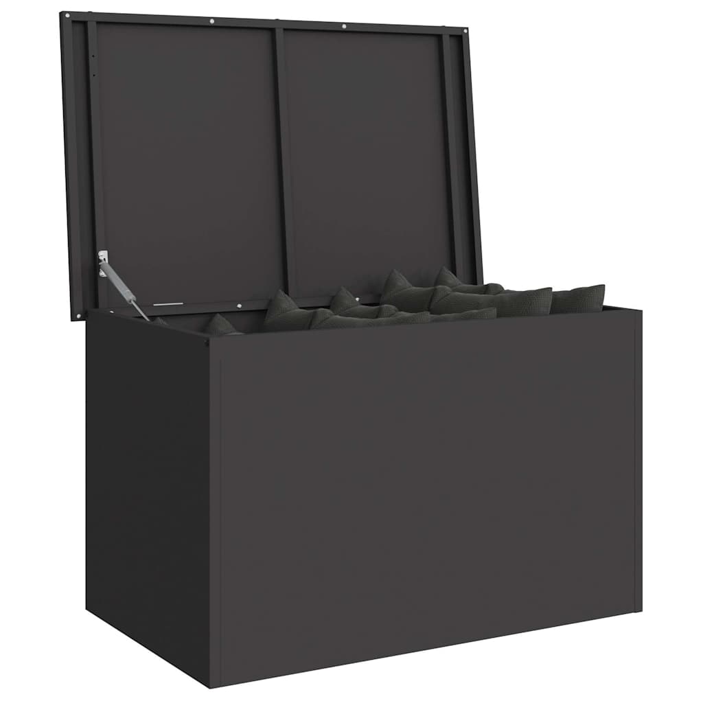Gartenlagerkissenbox Verzinkter Stahl 80 x 50,5 x 50 cm 175 L