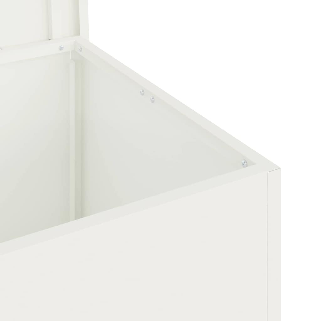 Gartenlagerkissenbox Verzinkter Stahl 80 x 50,5 x 50 cm 175 L