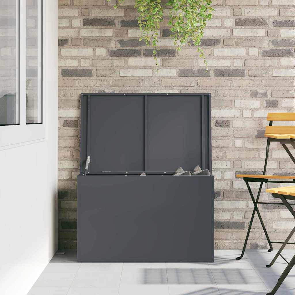 Gartenlagerkissenbox Verzinkter Stahl 80 x 50,5 x 50 cm 175 L