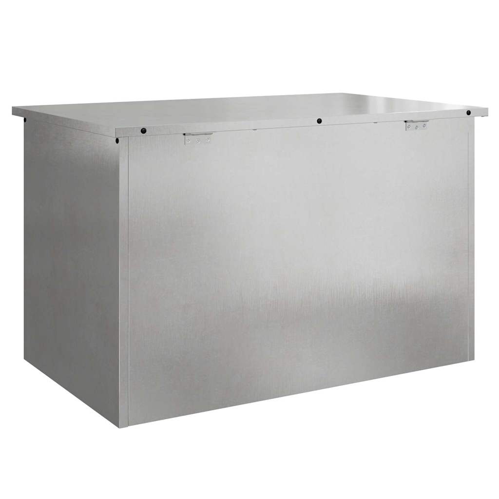 Gartenlagerkissenbox Verzinkter Stahl 80 x 50,5 x 50 cm 175 L