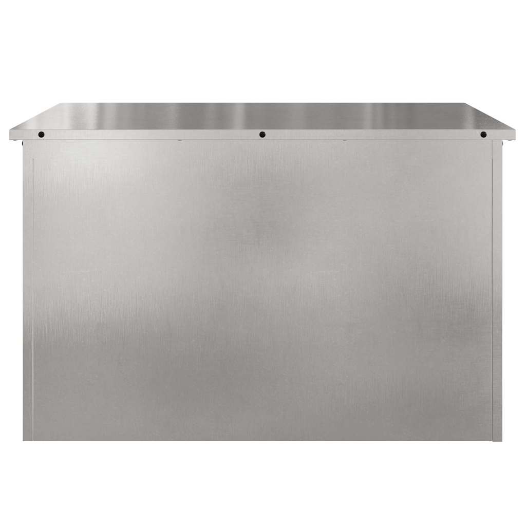 Gartenlagerkissenbox Verzinkter Stahl 80 x 50,5 x 50 cm 175 L