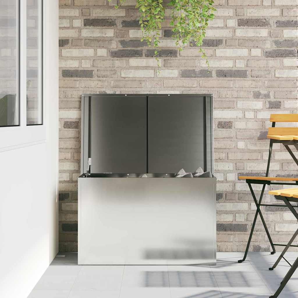 Gartenlagerkissenbox Verzinkter Stahl 80 x 50,5 x 50 cm 175 L
