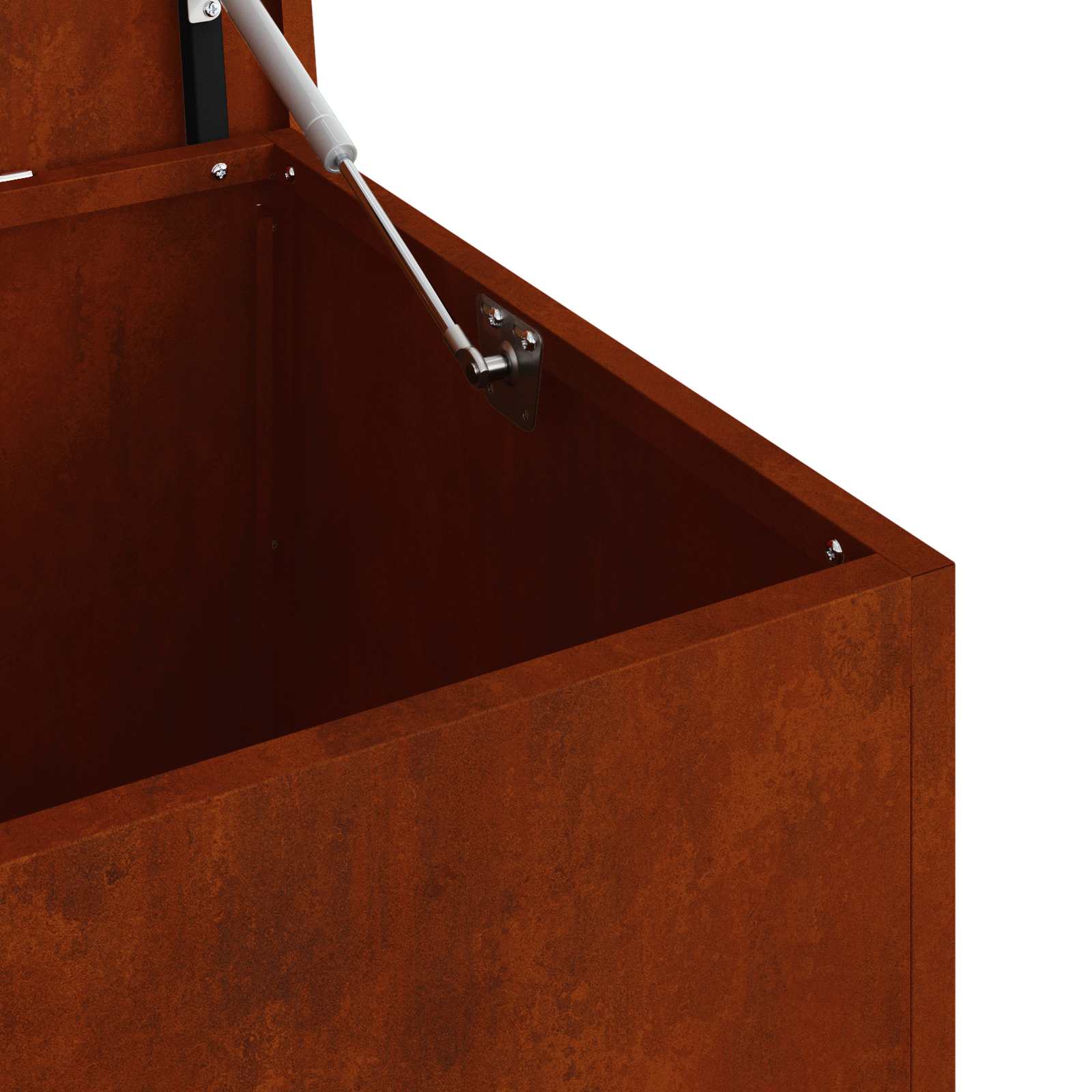 Gartenlagerkissenbox Verzinkter Stahl 80 x 50,5 x 50 cm 175 L