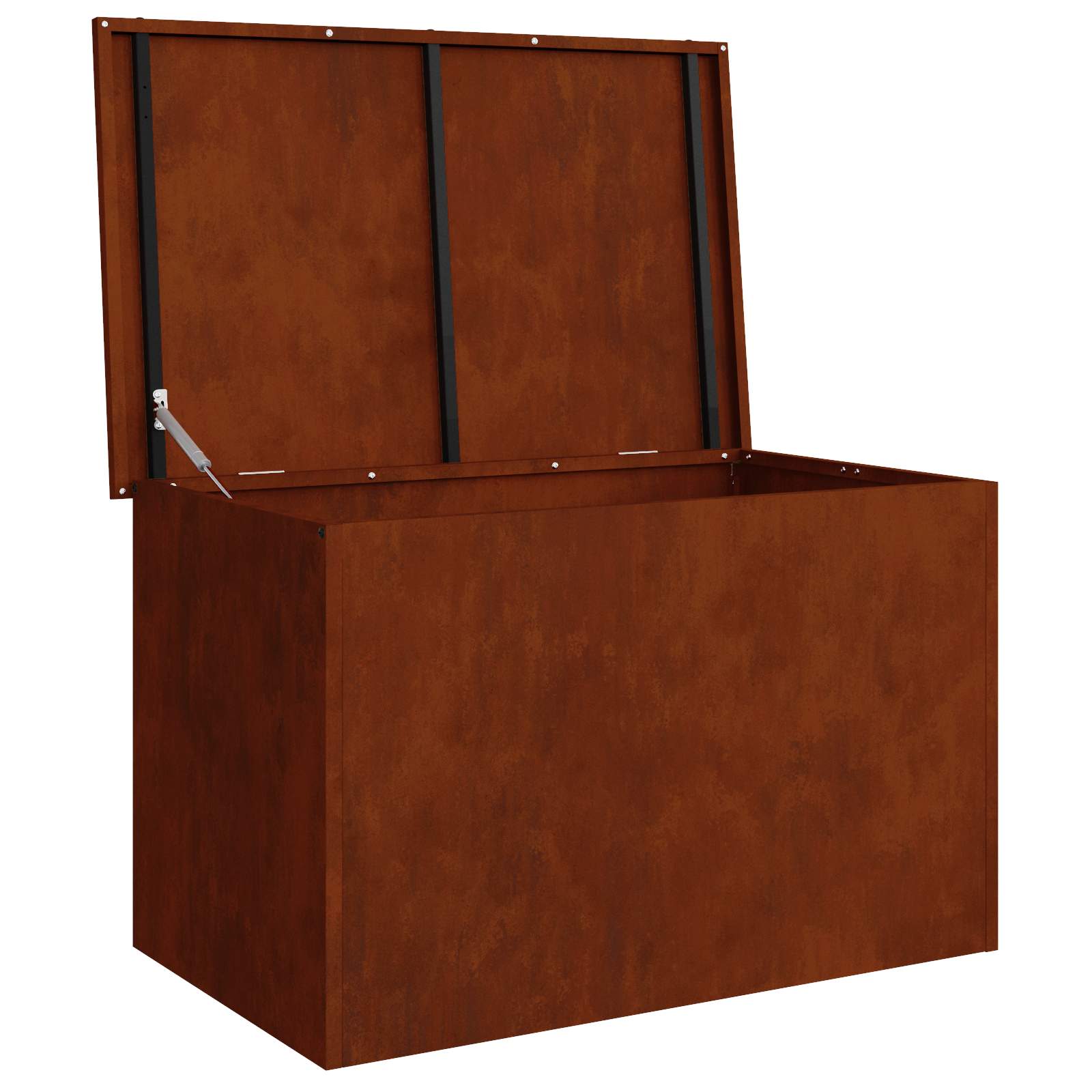 Gartenlagerkissenbox Verzinkter Stahl 80 x 50,5 x 50 cm 175 L