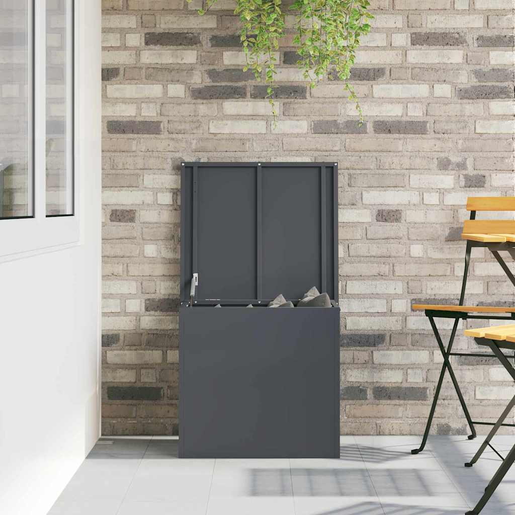 Gartenlagerkissenbox Verzinkter Stahl 55 x 50,5 x 50 cm 117 L