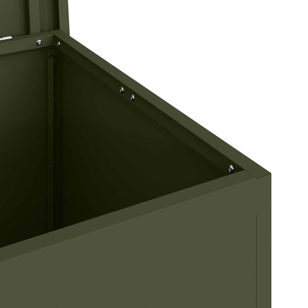 Gartenlagerkissenbox Verzinkter Stahl 55 x 50,5 x 50 cm 117 L