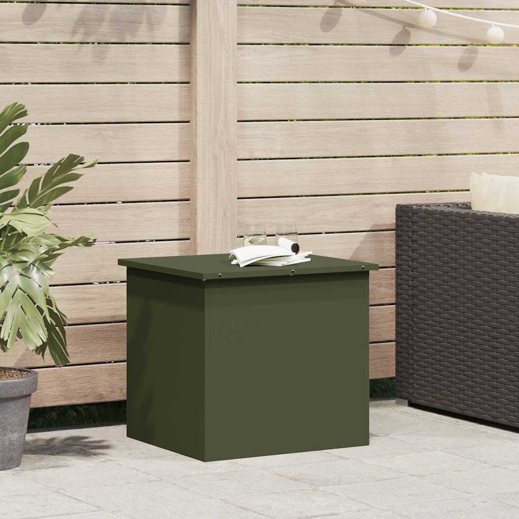 Gartenlagerkissenbox Verzinkter Stahl 55 x 50,5 x 50 cm 117 L