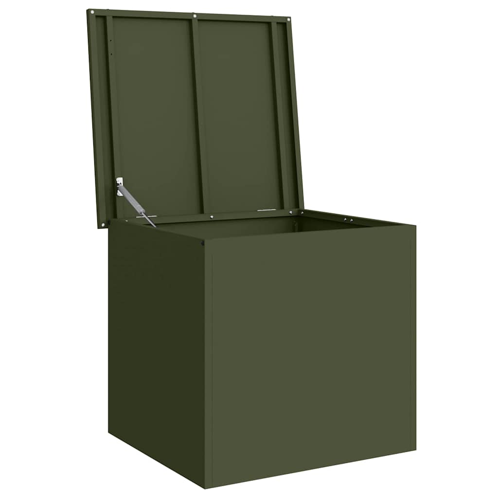 Gartenlagerkissenbox Verzinkter Stahl 55 x 50,5 x 50 cm 117 L