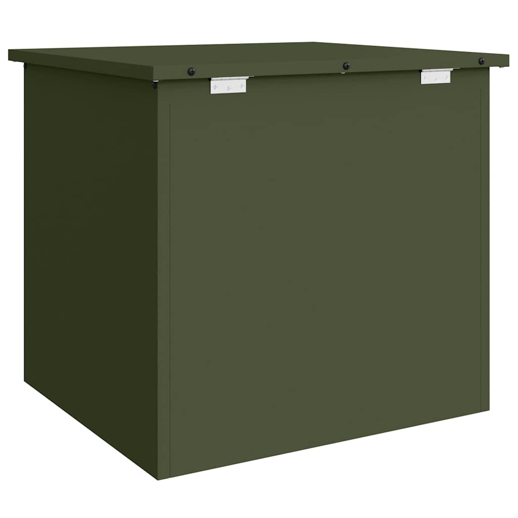 Gartenlagerkissenbox Verzinkter Stahl 55 x 50,5 x 50 cm 117 L