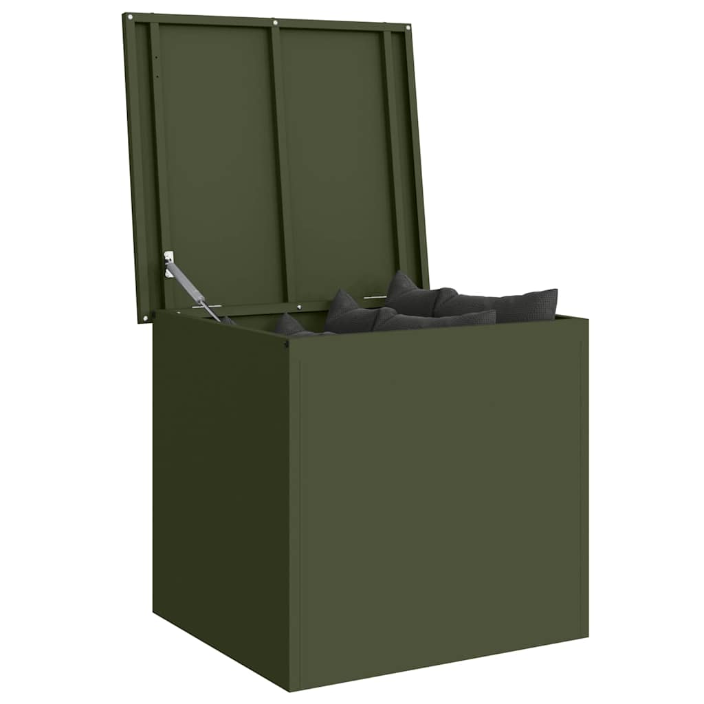 Gartenlagerkissenbox Verzinkter Stahl 55 x 50,5 x 50 cm 117 L