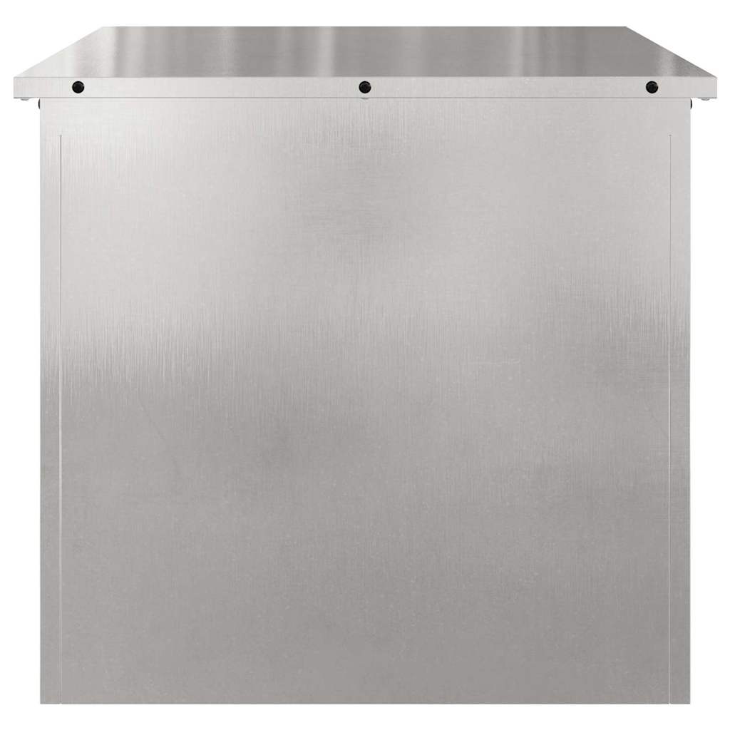 Gartenlagerkissenbox Verzinkter Stahl 55 x 50,5 x 50 cm 117 L