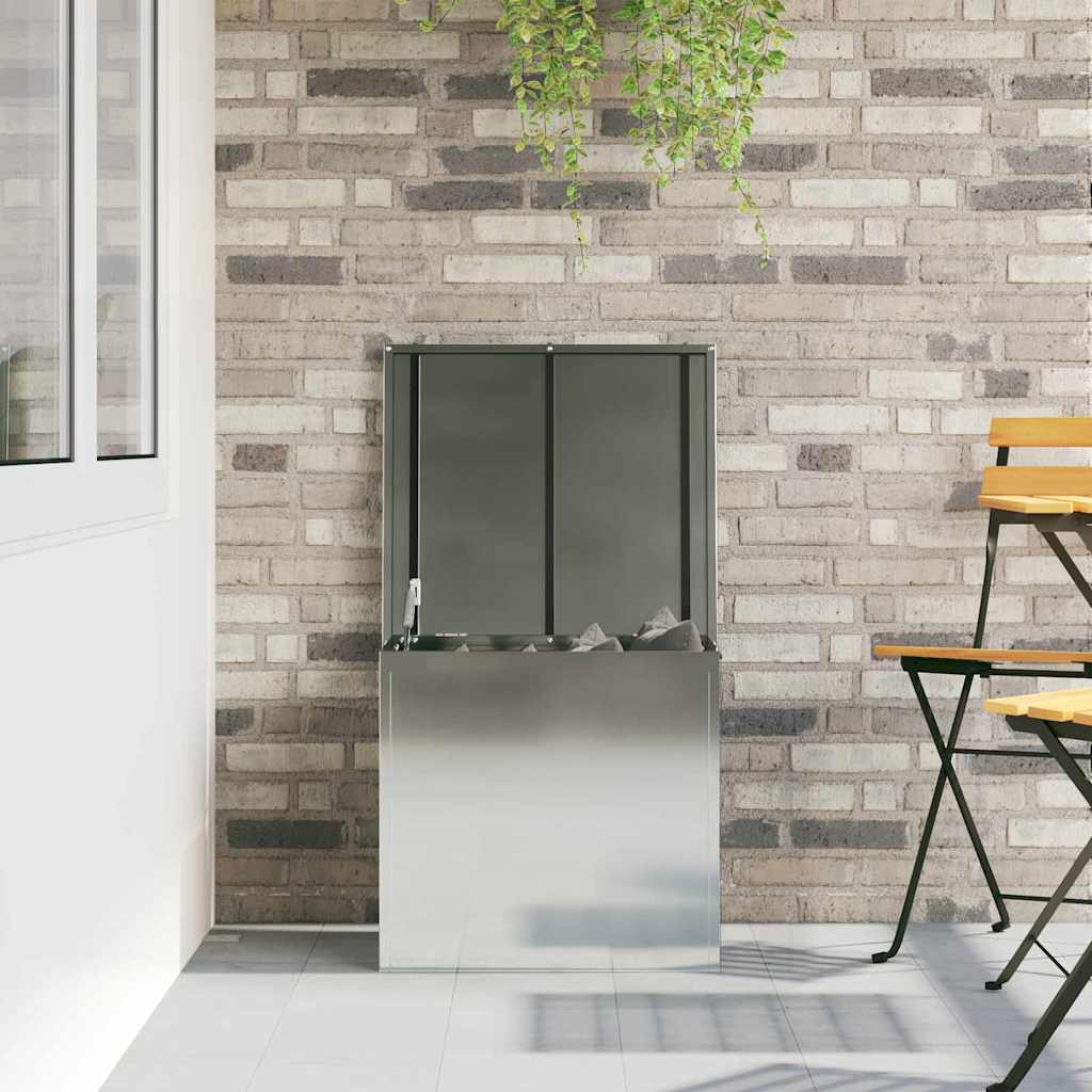 Gartenlagerkissenbox Verzinkter Stahl 55 x 50,5 x 50 cm 117 L