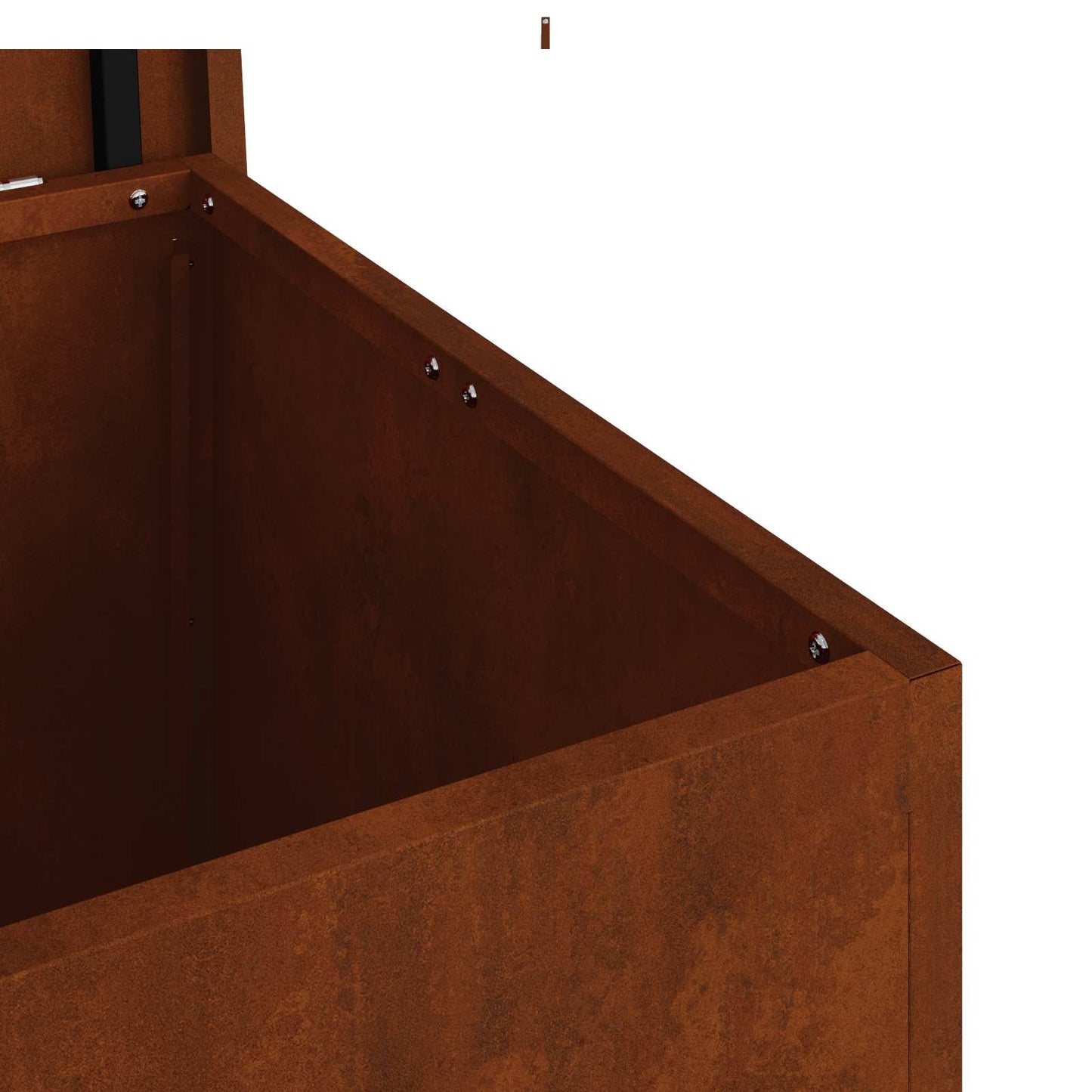 Gartenlagerkissenbox Verzinkter Stahl 55 x 50,5 x 50 cm 117 L