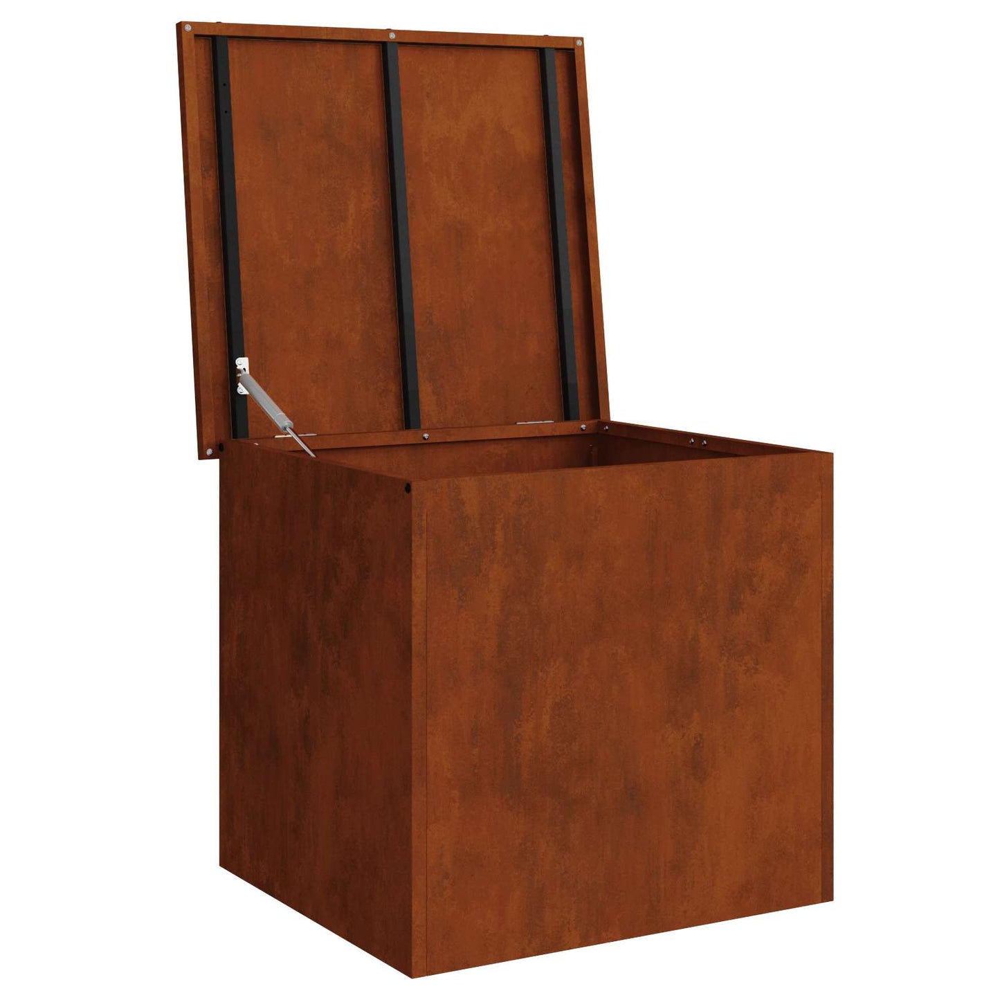 Gartenlagerkissenbox Verzinkter Stahl 55 x 50,5 x 50 cm 117 L