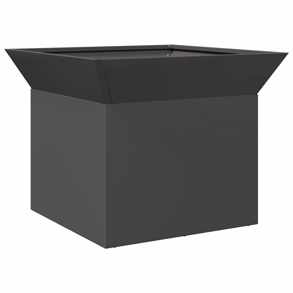 Feuerstelle Schwarz 50 x 50 x 40 cm Stahl