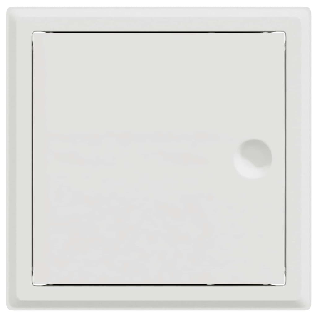 Zugangsklappe 2 stk. Weiß 23 x 23 x 3 cm Stahl
