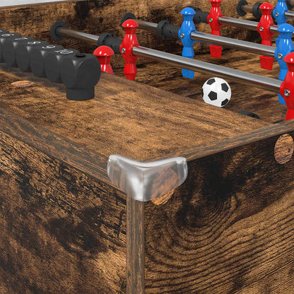Tischfußballtisch Räuchereiche 125 x 60,5 x 80 cm Holzwerkstoff