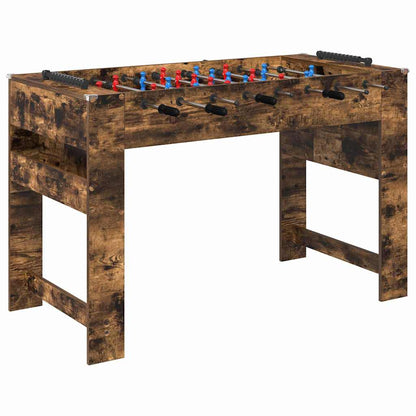 Tischfußballtisch Räuchereiche 125 x 60,5 x 80 cm Holzwerkstoff