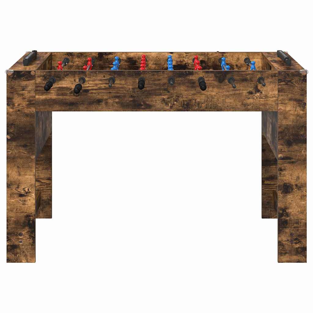 Tischfußballtisch Räuchereiche 125 x 60,5 x 80 cm Holzwerkstoff