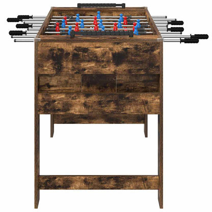 Tischfußballtisch Räuchereiche 125 x 60,5 x 80 cm Holzwerkstoff