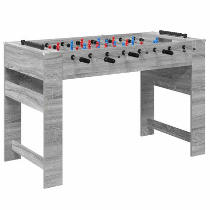 Tischfußballtisch Sonoma-Grau 125 x 60,5 x 80 cm Holzwerkstoff