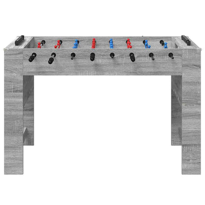 Tischfußballtisch Sonoma-Grau 125 x 60,5 x 80 cm Holzwerkstoff