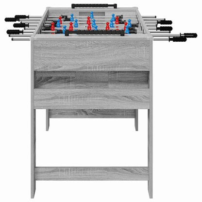 Tischfußballtisch Sonoma-Grau 125 x 60,5 x 80 cm Holzwerkstoff